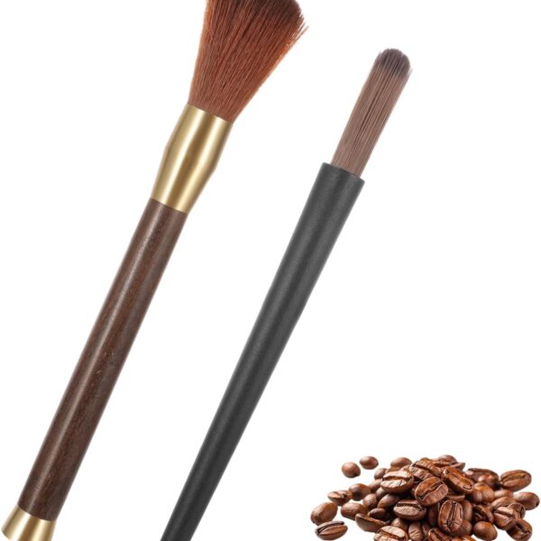 Coffee Grinder Cleaning Brush Coffee Brush Coffee Grinder Brush Cleaner with Wood Handle and Bristles Dusting Espresso Machine Brush Tool Barista Brush for Barista Home Kitchen